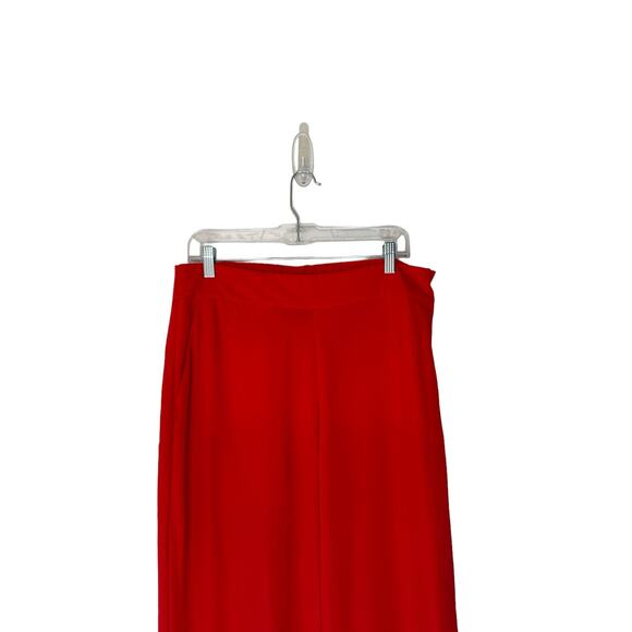 New with Tags Summersalt Red Lava The Perfect Wide Leg Pant Size Medium - Picture 6 of 16